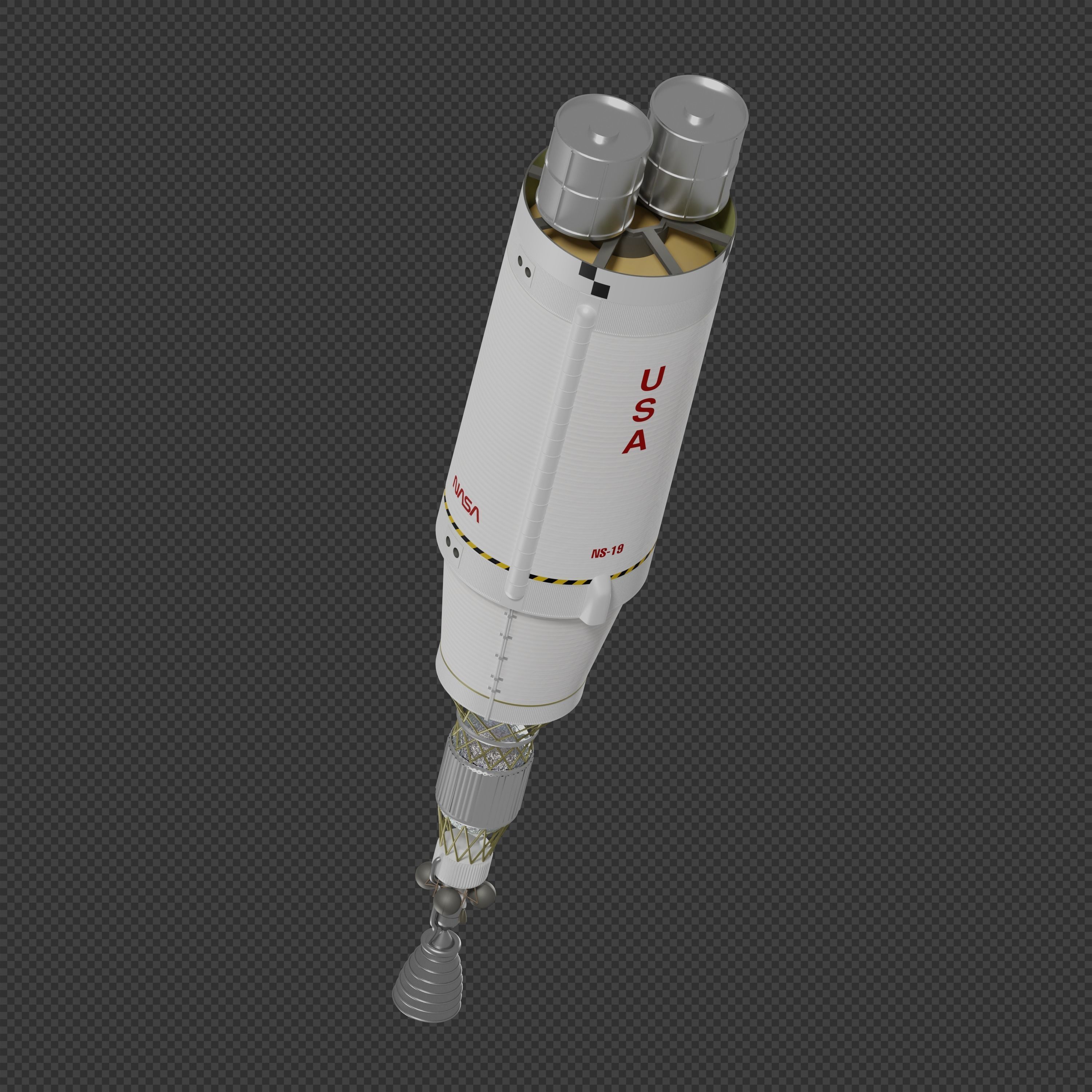NASA Nuclear Shuttle 3D model_1