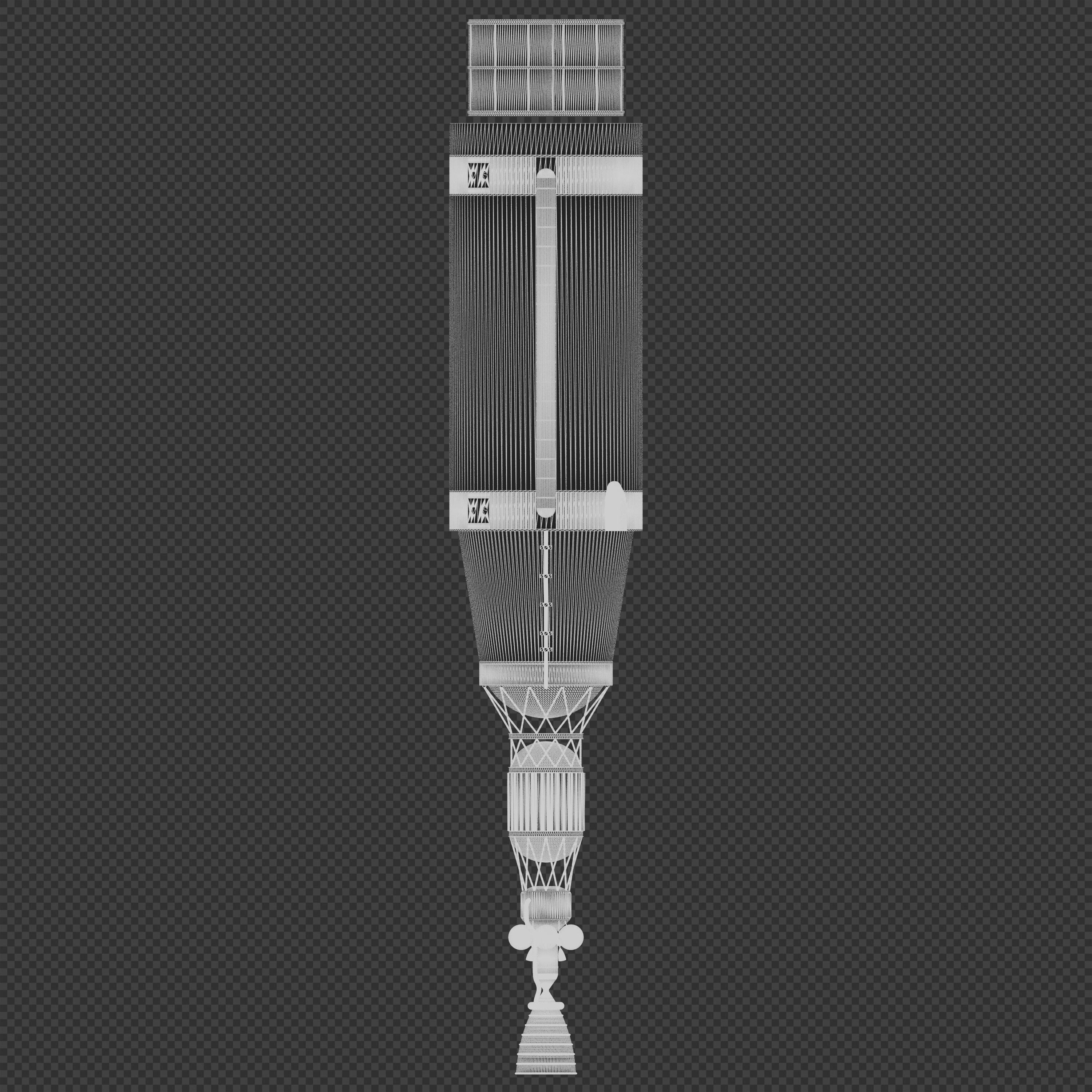 NASA Nuclear Shuttle 3D model_9