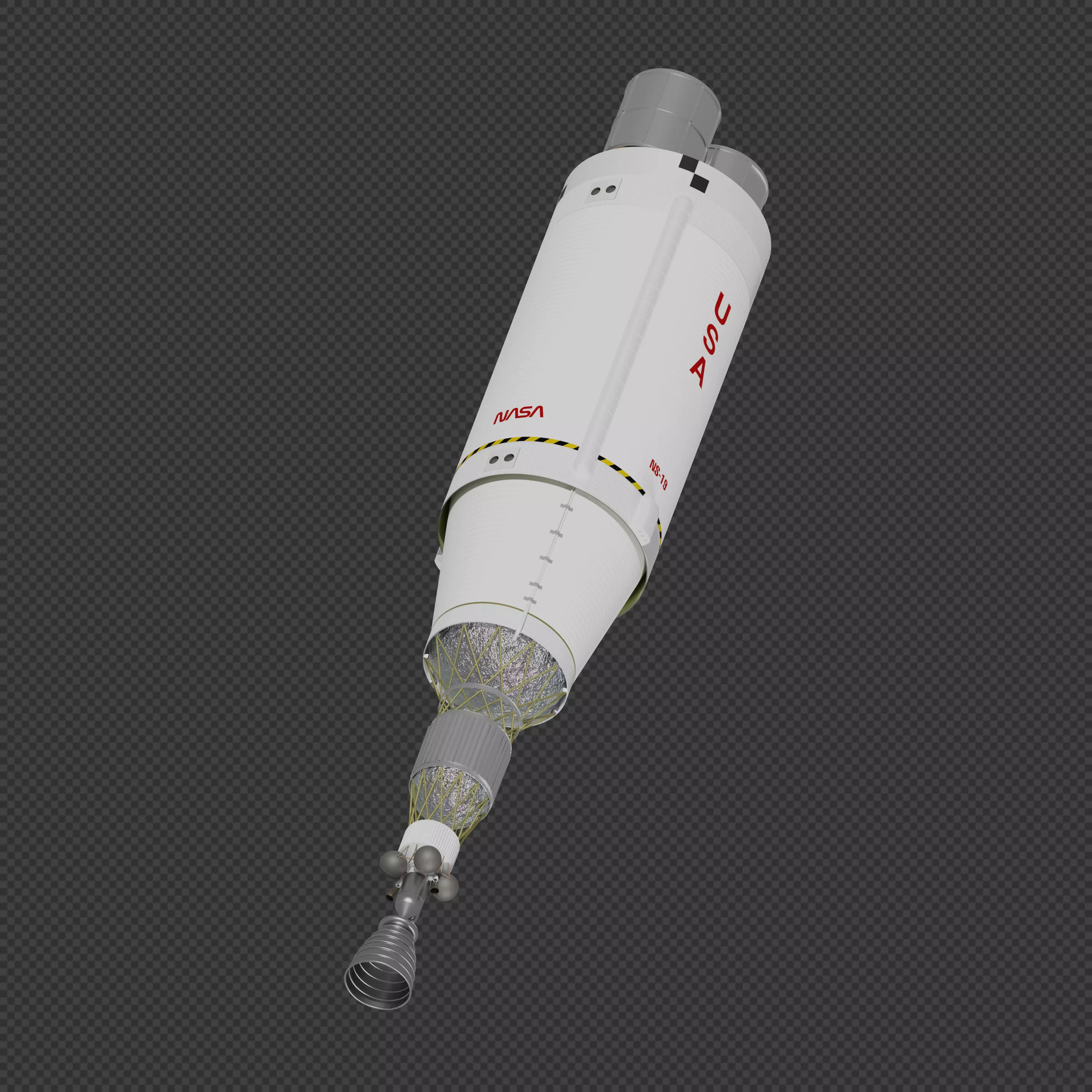 NASA Nuclear Shuttle 3D model_0