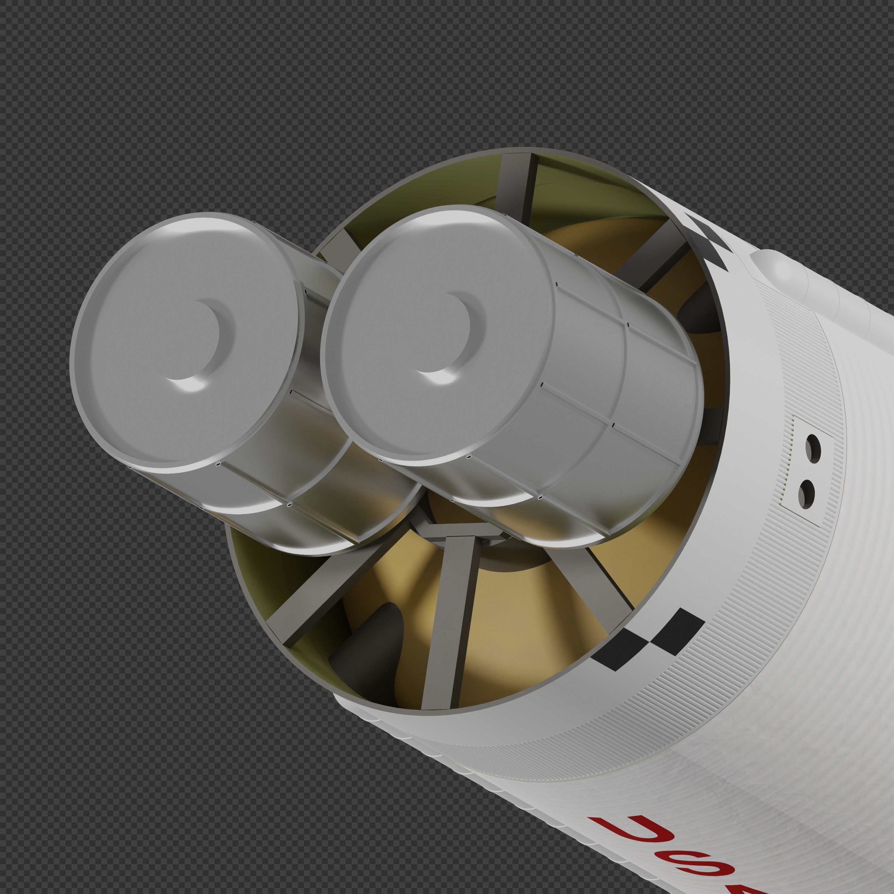NASA Nuclear Shuttle 3D model_4