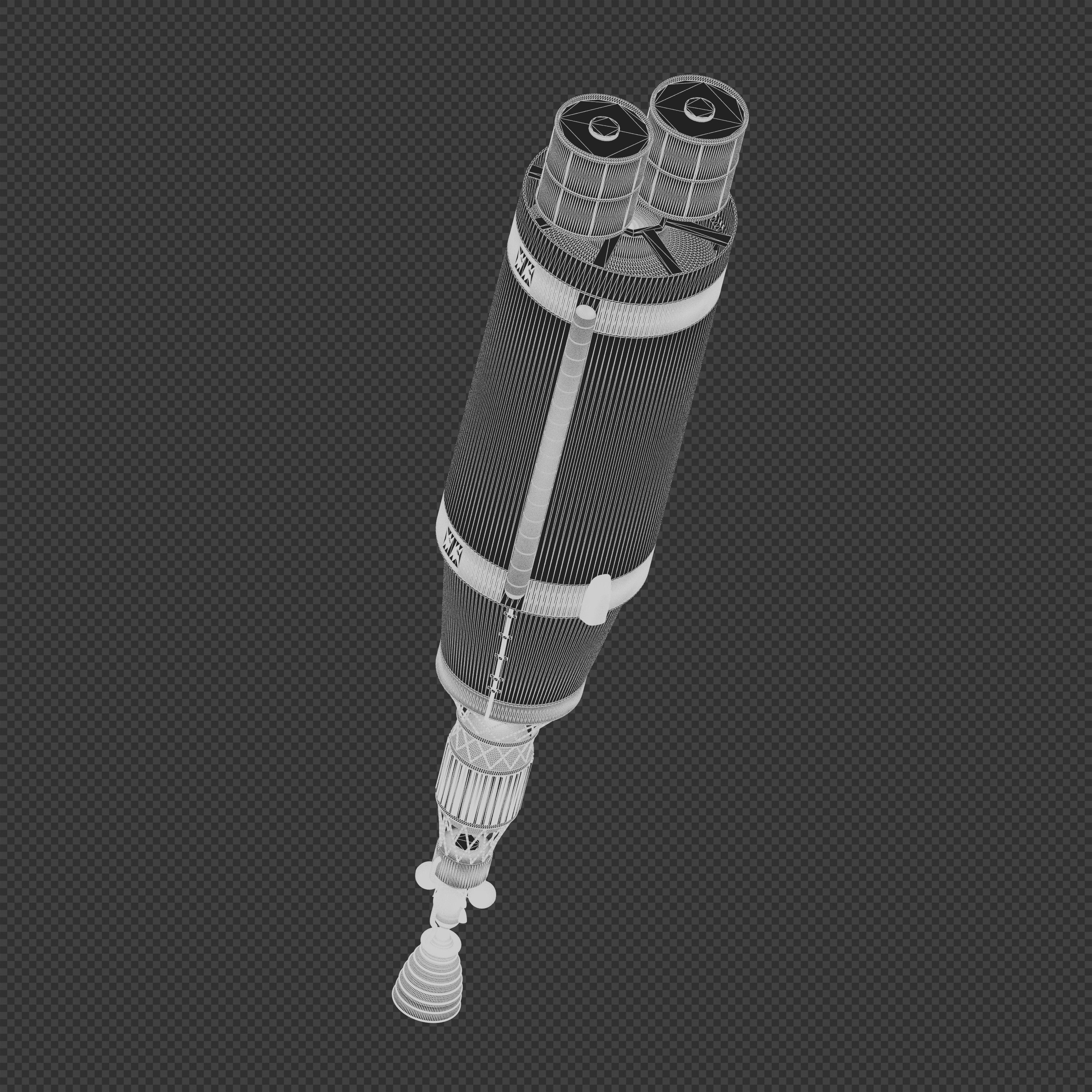 NASA Nuclear Shuttle 3D model_5