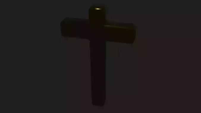 Beautiful Golden Christian Cross