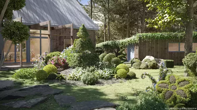 Maxtree Plant Models Vol 104 - Mesh