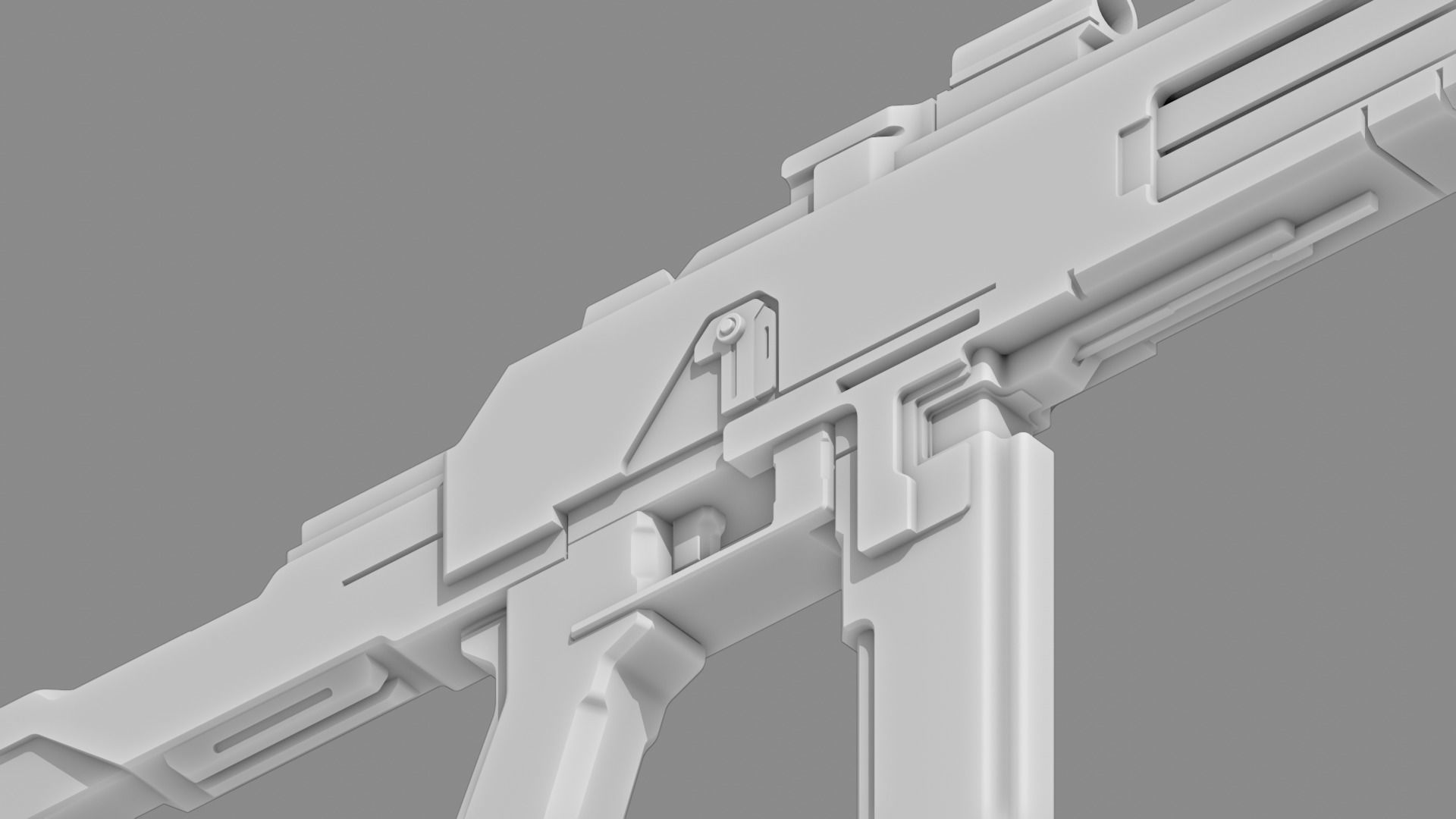 Assault Rifle Concept 2204 Free low-poly 3D model_13