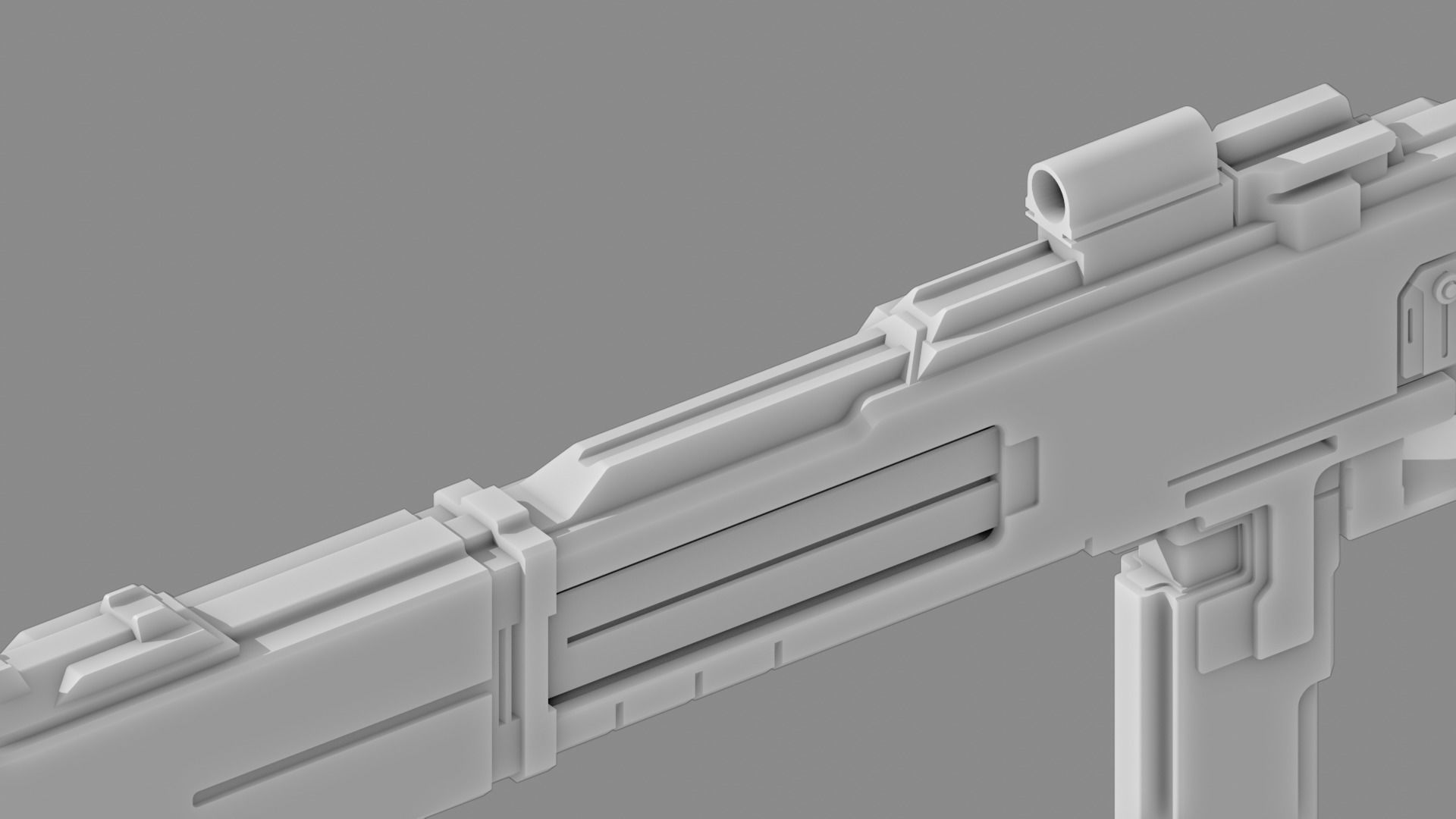 Assault Rifle Concept 2204 Free low-poly 3D model_12