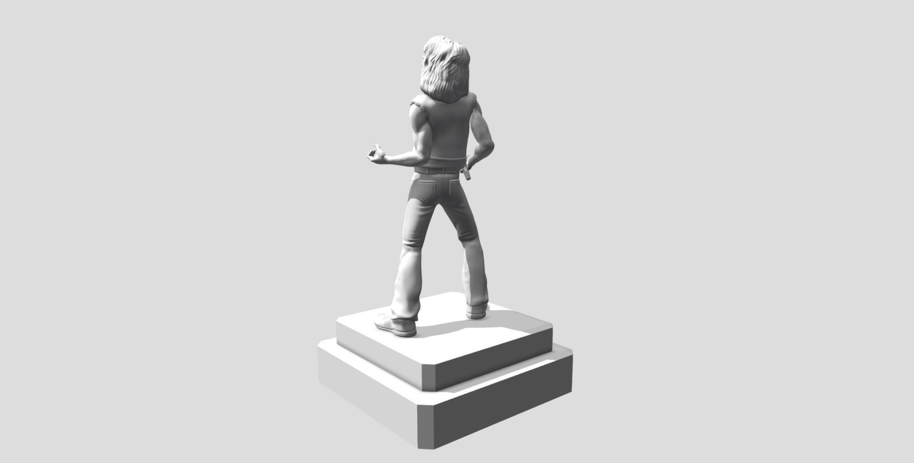 Bon Scott ACDC - 3d printing 3D print model_6