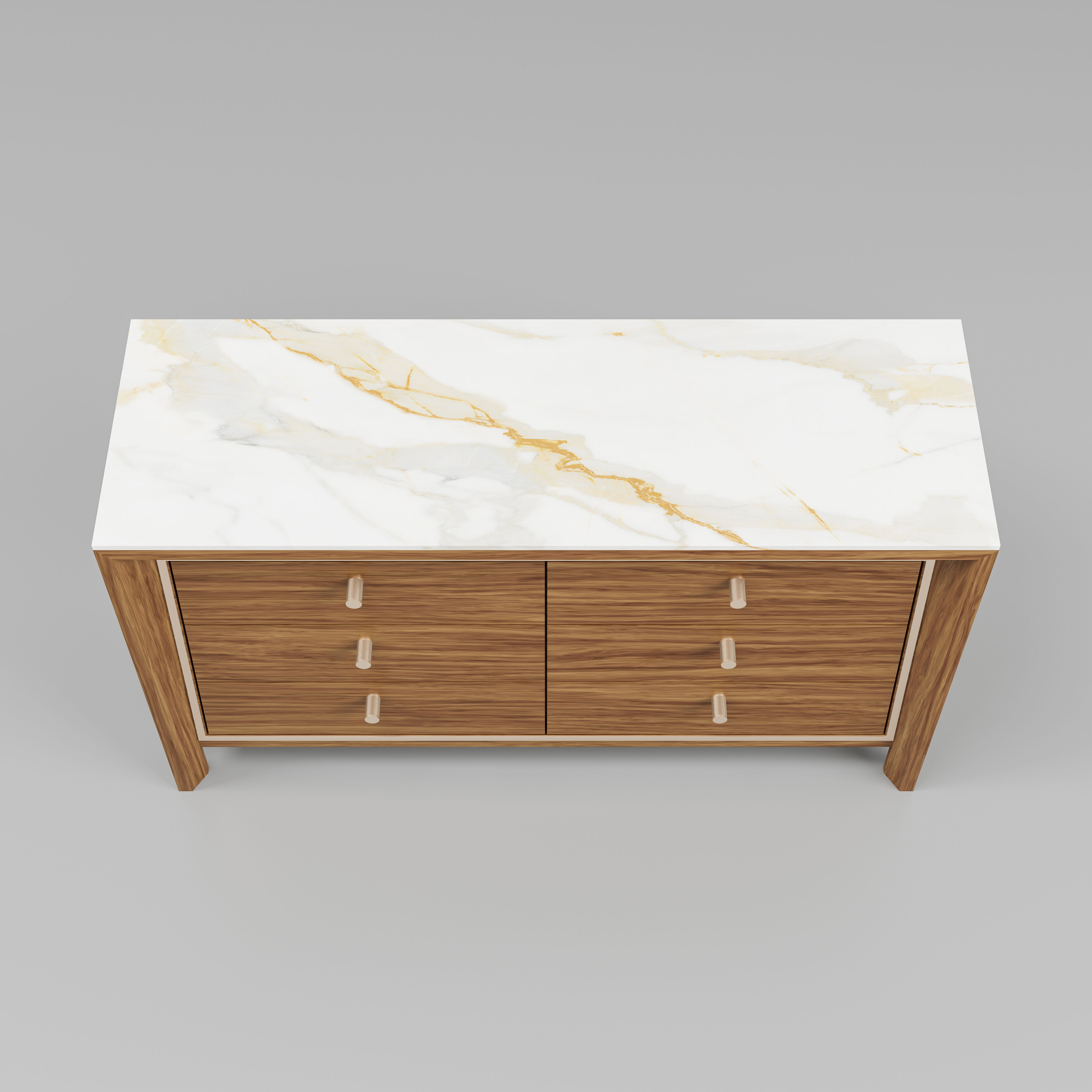 Chest of Drawer 3D model_2