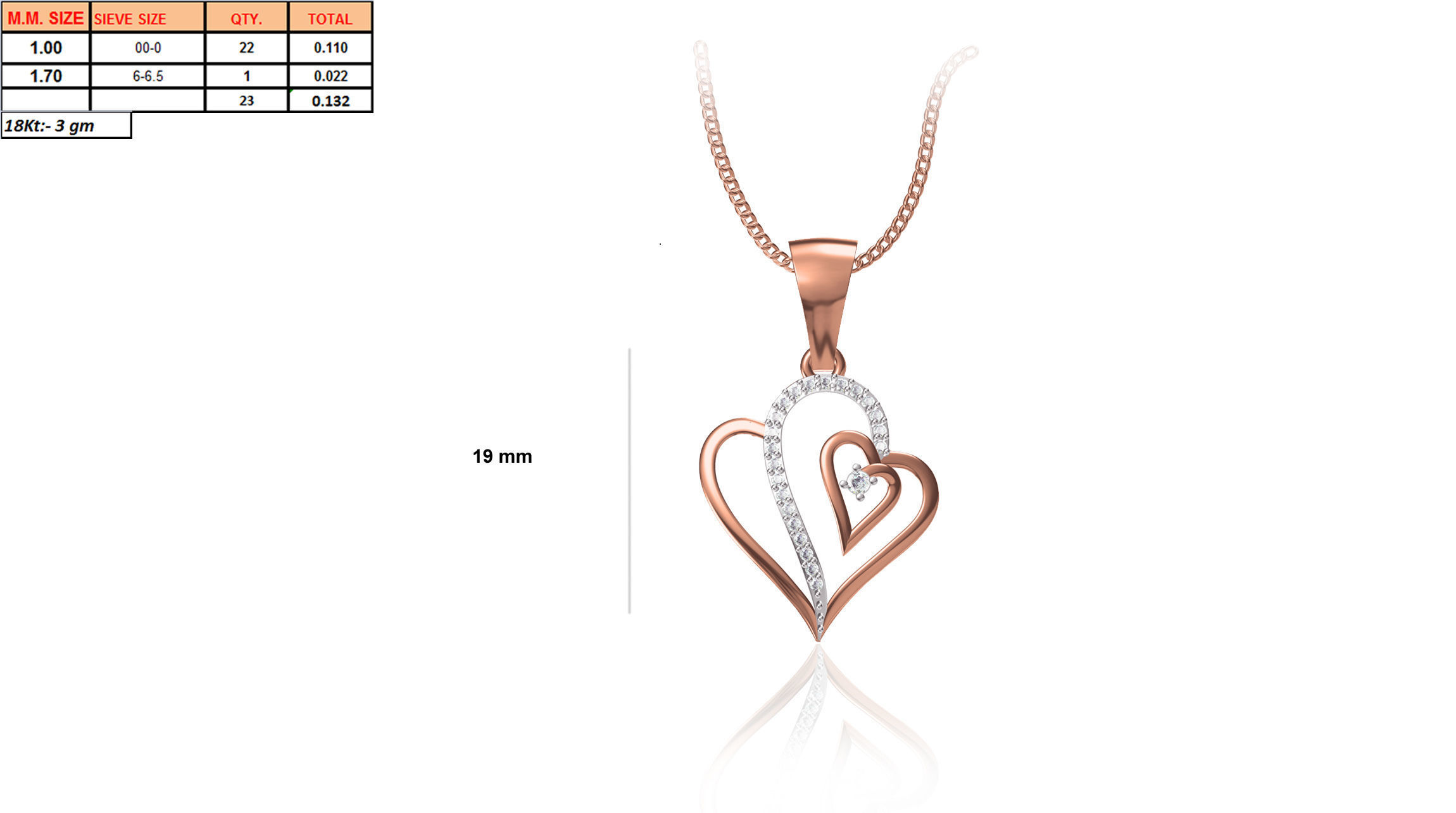 Women Unique Heart Pendant STL OBJ FBX JCD Details 3D print model_1