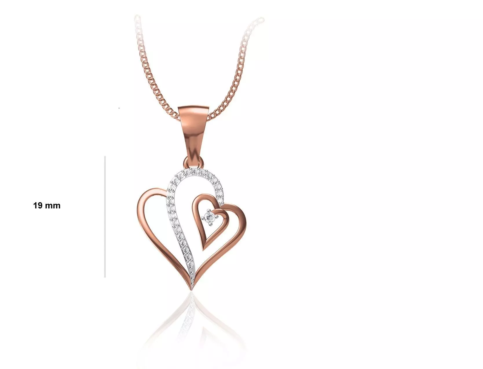 Women Unique Heart Pendant STL OBJ FBX JCD Details 3D print model_0