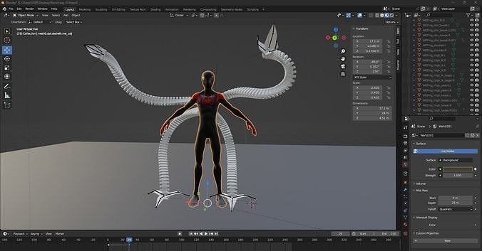 Black Spider man - miles - morales 3D model | CGTrader