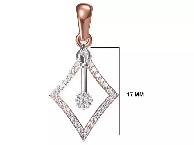 Women Unique Pendant STL OBJ FBX JCD Details 3D print model