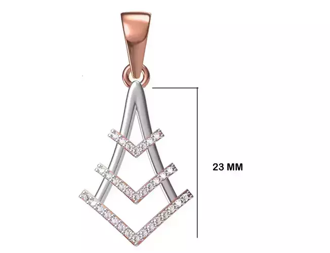 Women Unique Pendant STL OBJ FBX JCD Details 3D print model