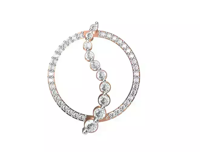 Women Unique Pendant STL OBJ FBX JCD Details