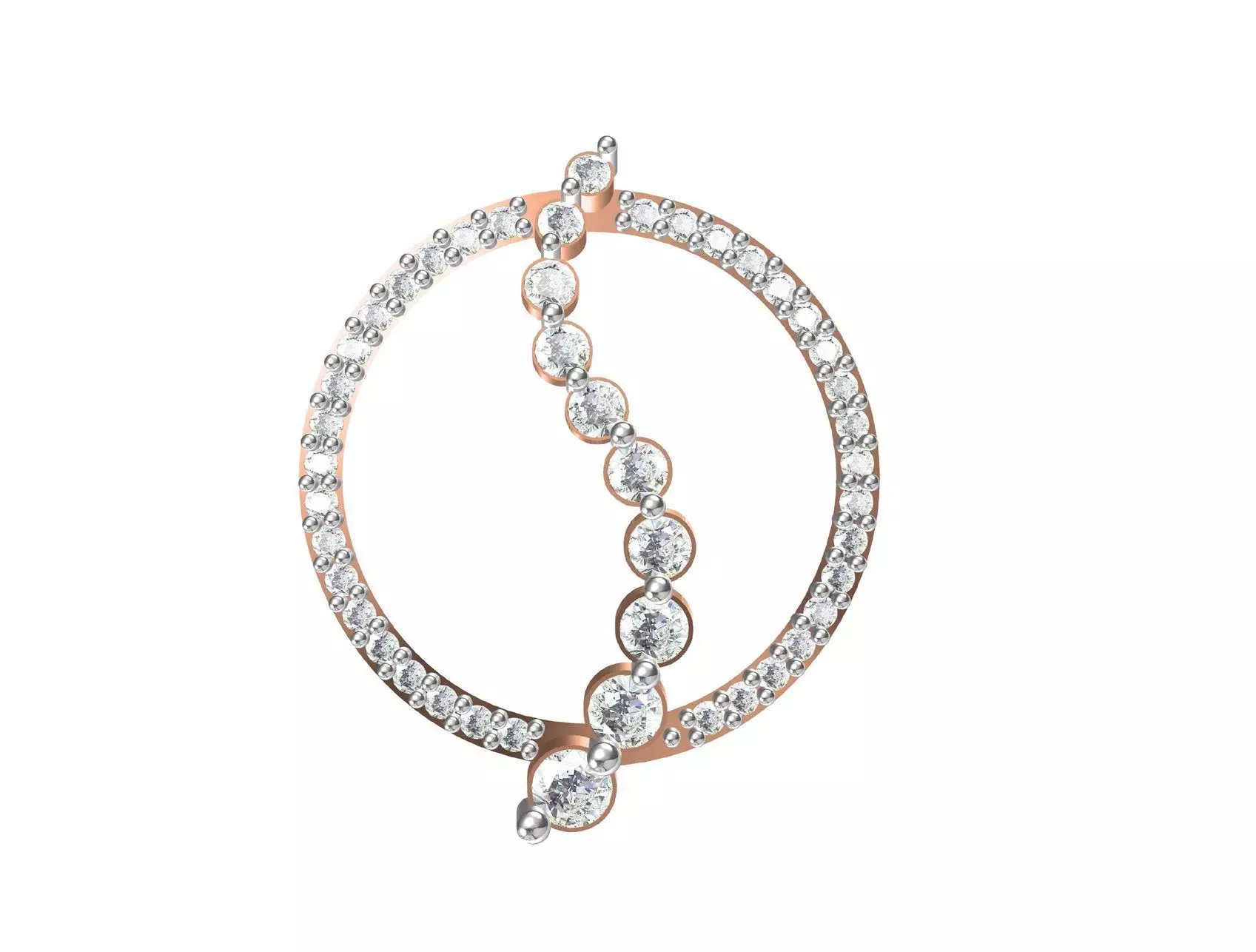 Women Unique Pendant STL OBJ FBX JCD Details 3D print model_0