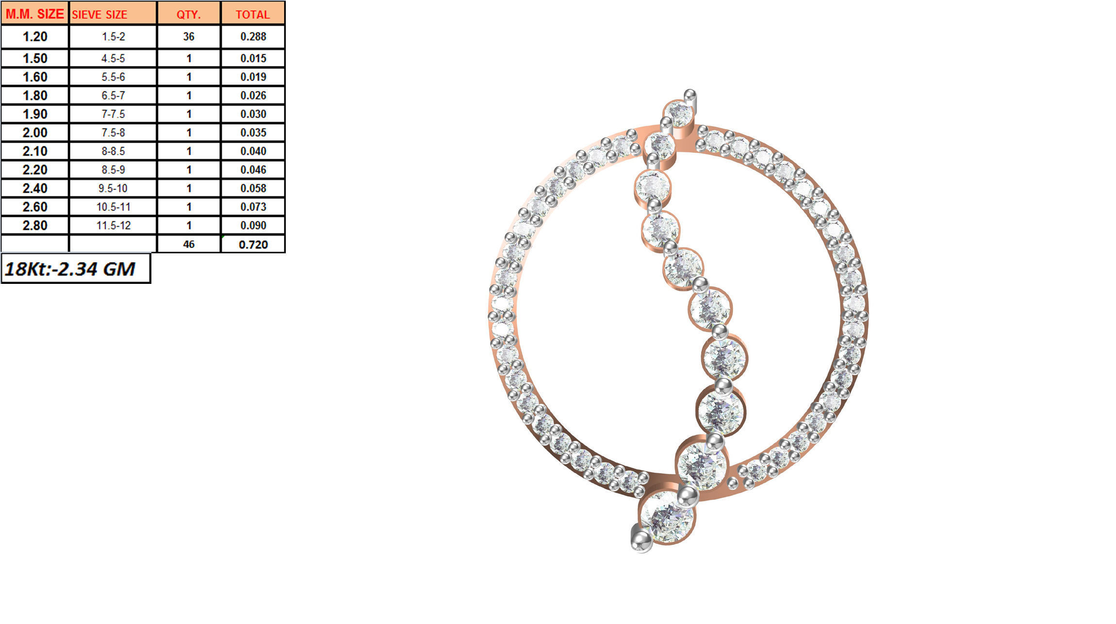 Women Unique Pendant STL OBJ FBX JCD Details 3D print model_1