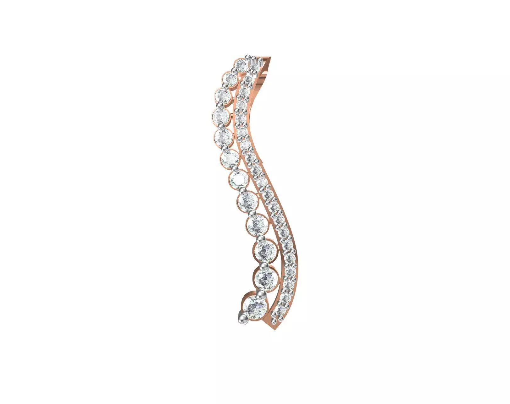 Women Unique Pendant STL OBJ FBX JCD Details 3D print model_0