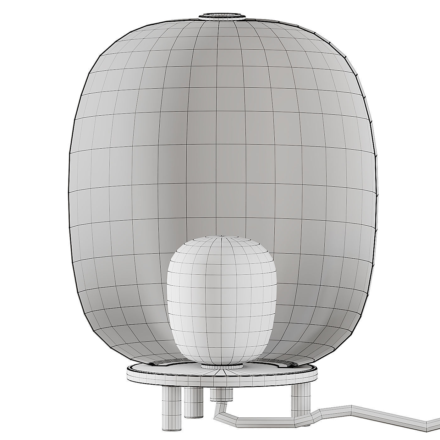 Bontempi Casa Blow Table Lamp 3D model_3