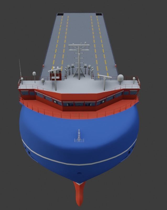  Heavy Load Carrier Ship 3D model Low-poly 3D model_9