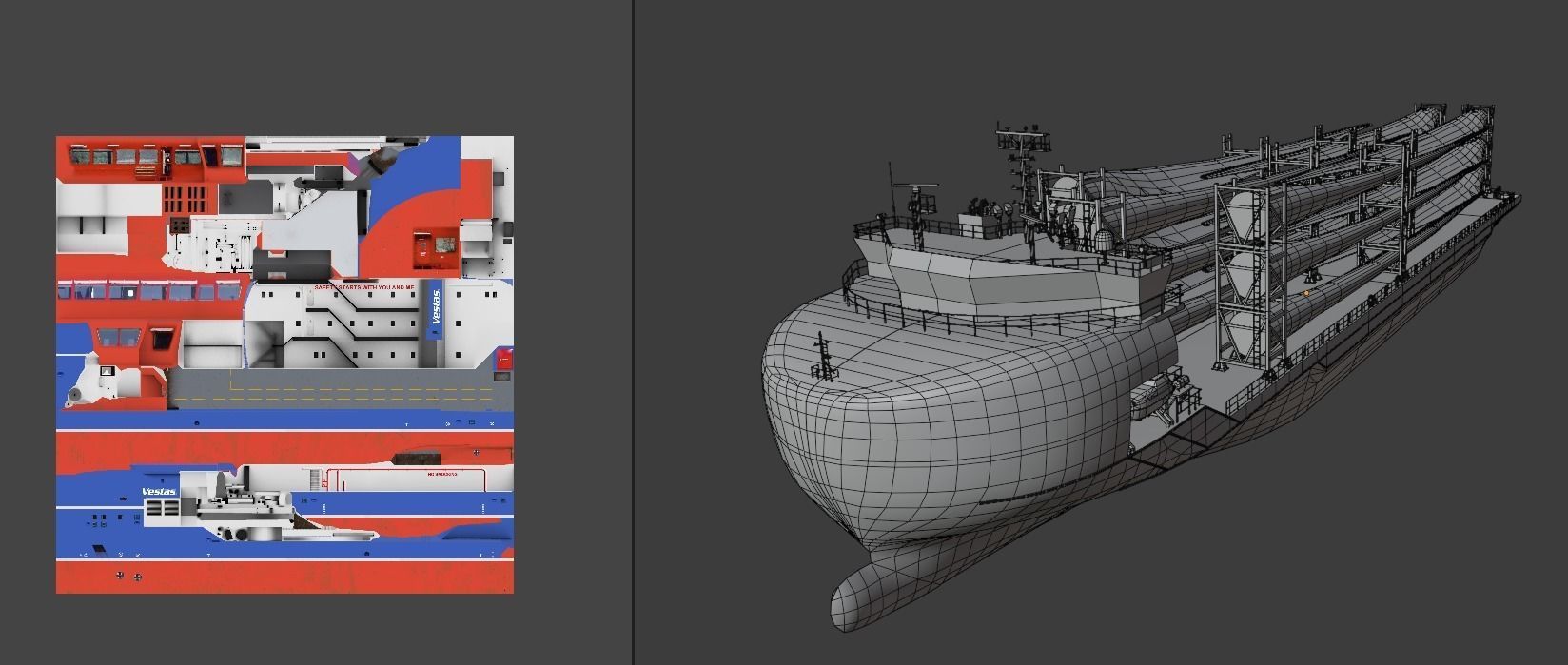  Heavy Load Carrier Ship 3D model Low-poly 3D model_14