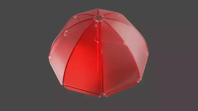 Umbrella with Stand 3D print model
