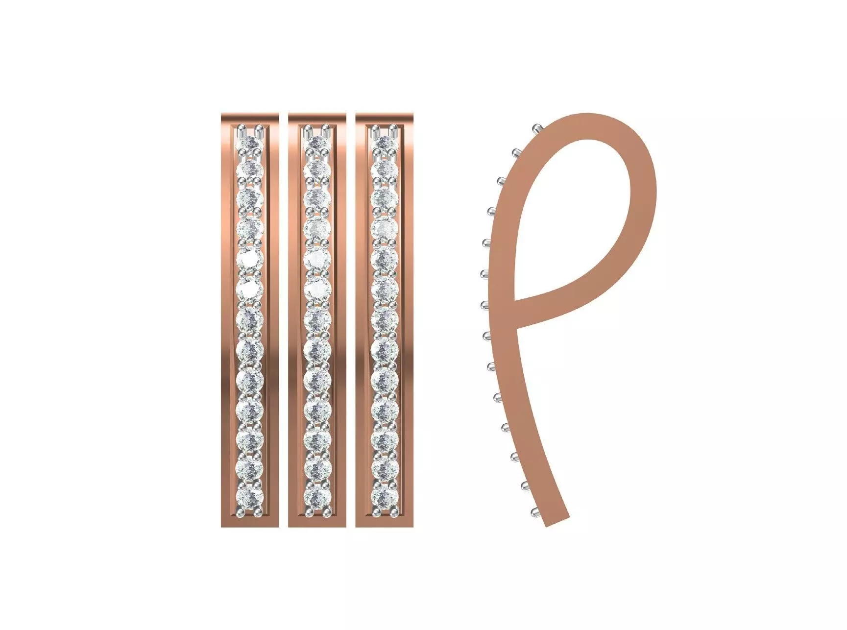 Women Unique Pendant STL OBJ FBX JCD Details 3D print model_0