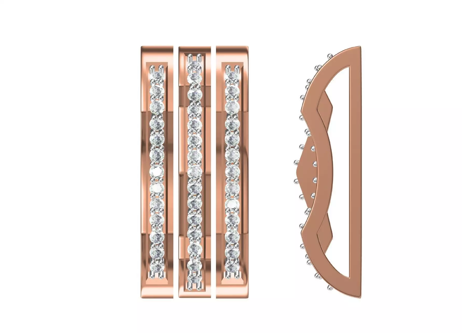 Women Unique Pendant STL OBJ FBX JCD Details 3D print model_0