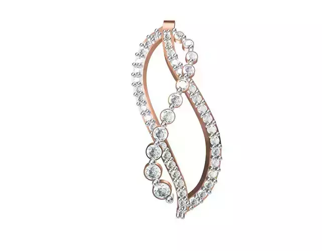 Women Unique Pendant STL OBJ FBX JCD Details 3D print model