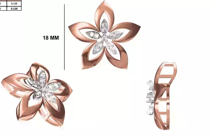 Women Unique Pendant STL OBJ FBX JCD Details 3D print model