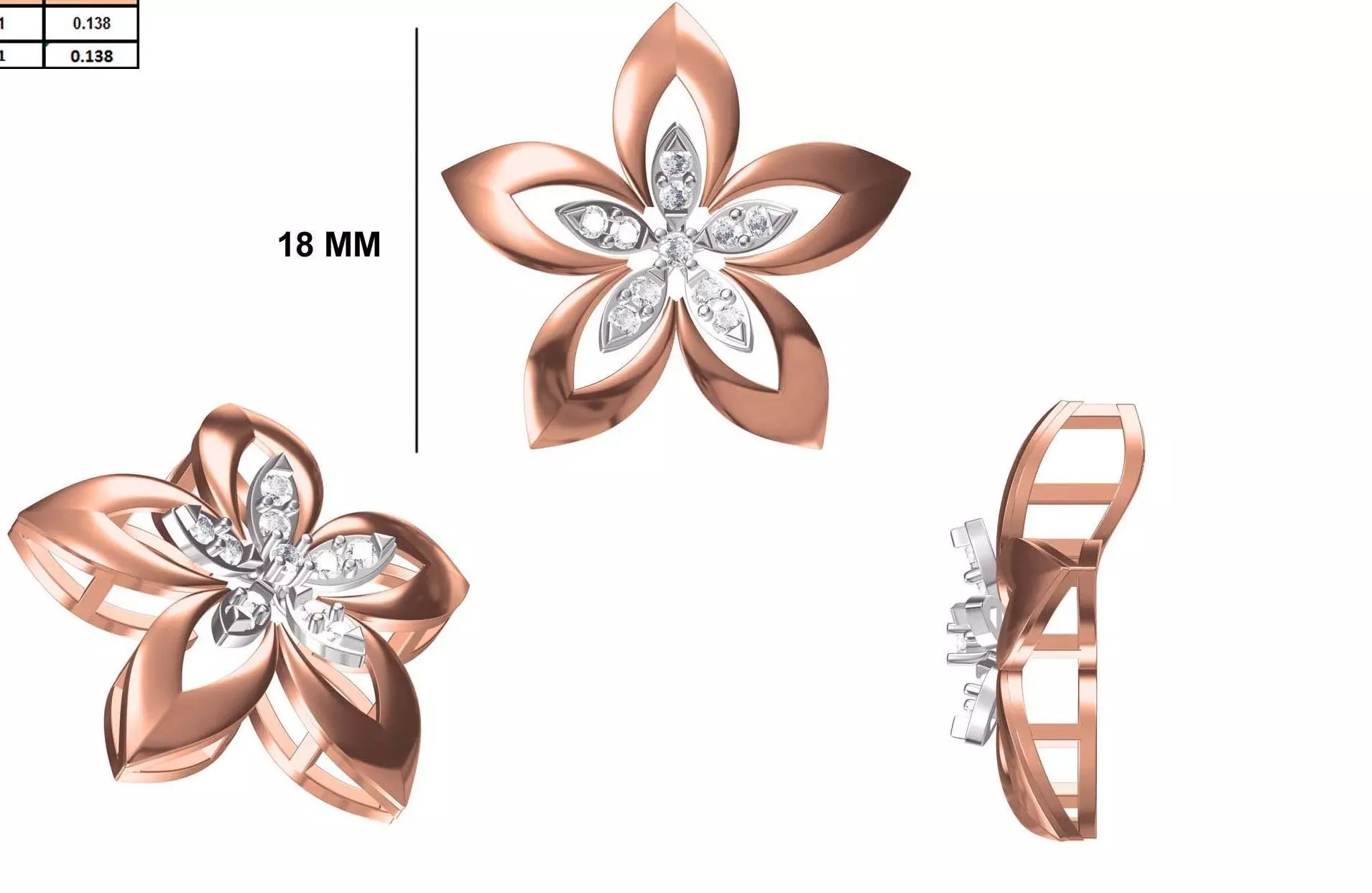 Women Unique Pendant STL OBJ FBX JCD Details 3D print model_0