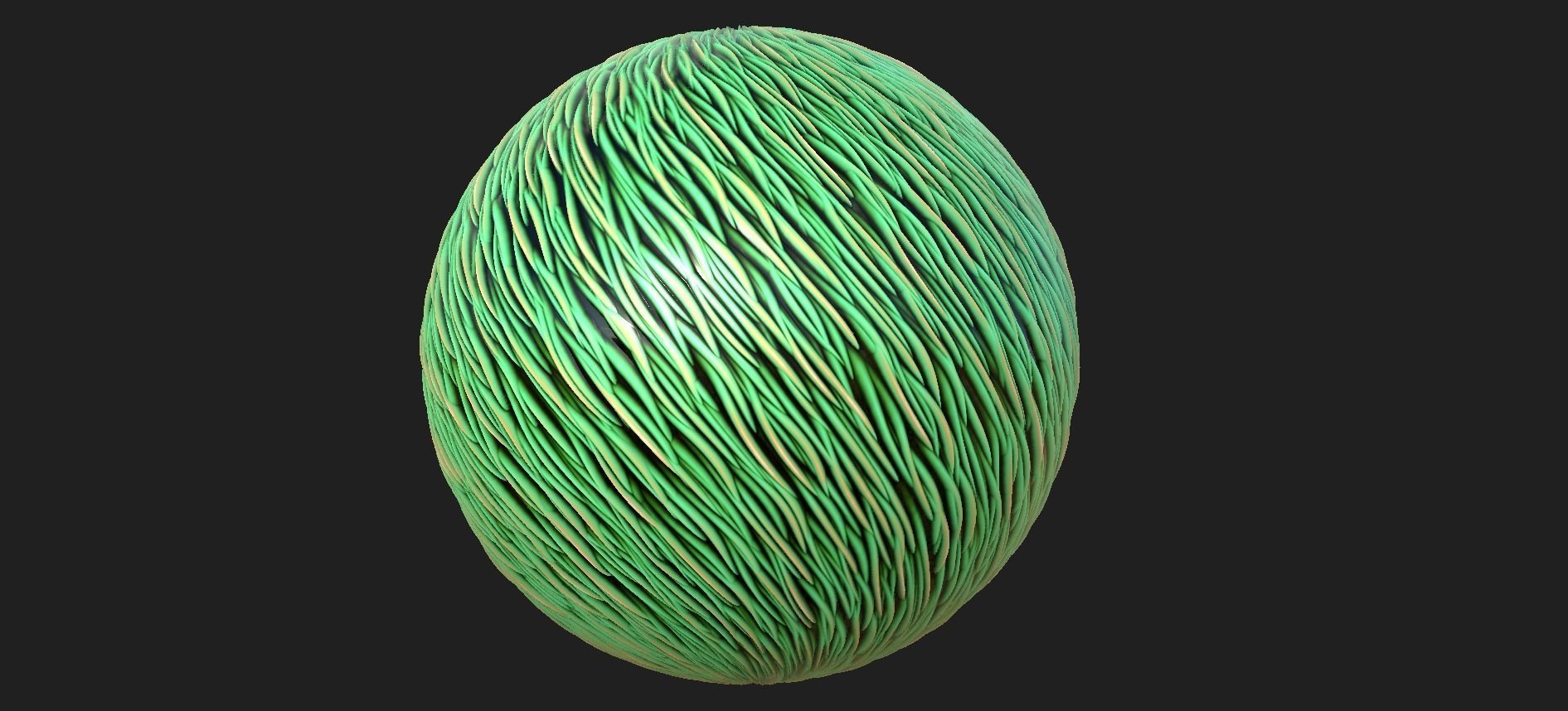 20 Stylized Fur and Hair Patterns Pack Low-poly 3D model_10