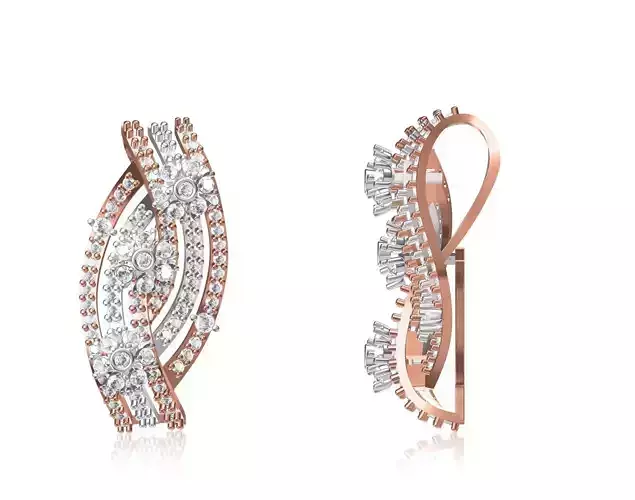 Women Heavy Unique Pendant STL FBX JCD Details