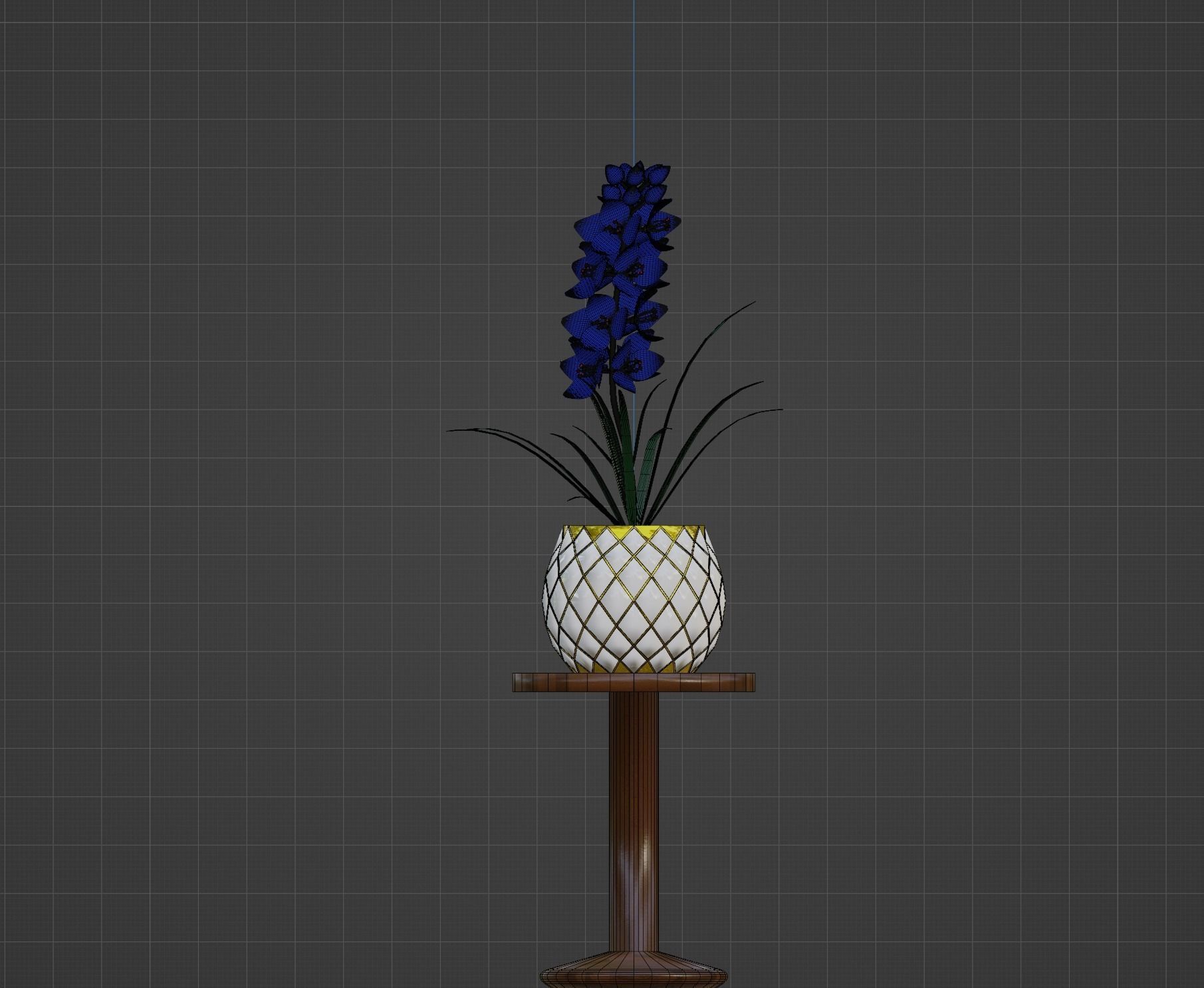 3D FLOWER Low-poly 3D model_5