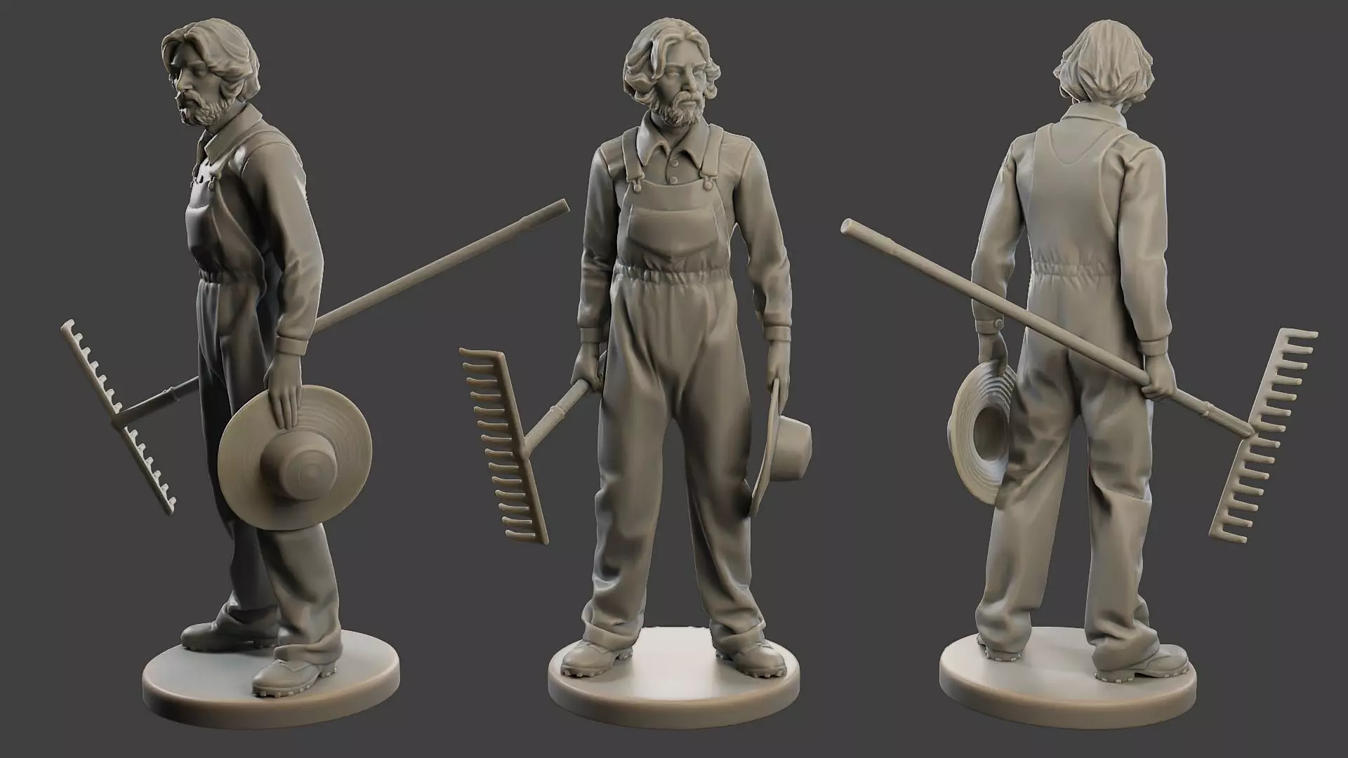 Farmer Man FM1 003 3D print model_0