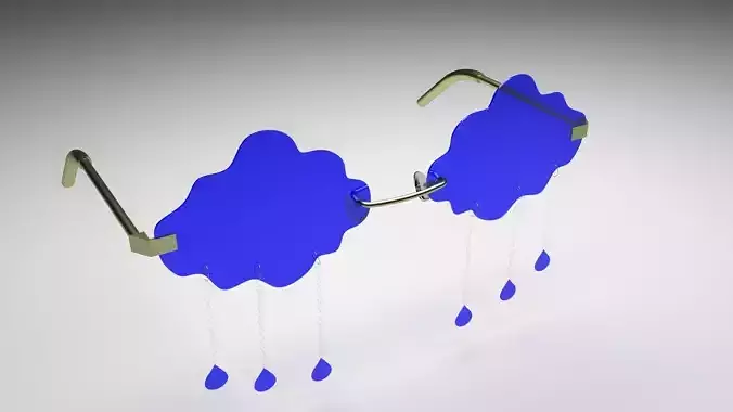 Rain Sunglasses 3D model