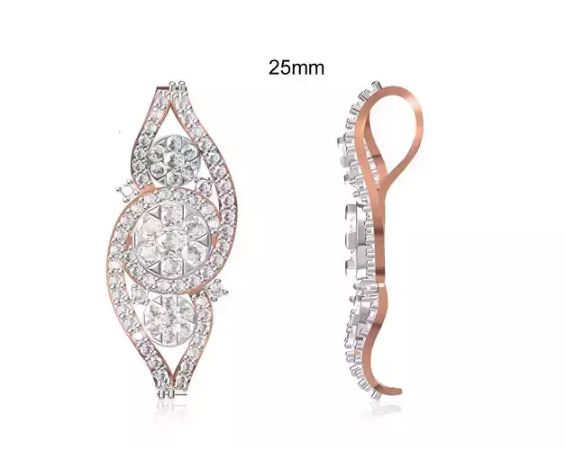 Women Heavy Unique Pendant STL FBX JCD Details