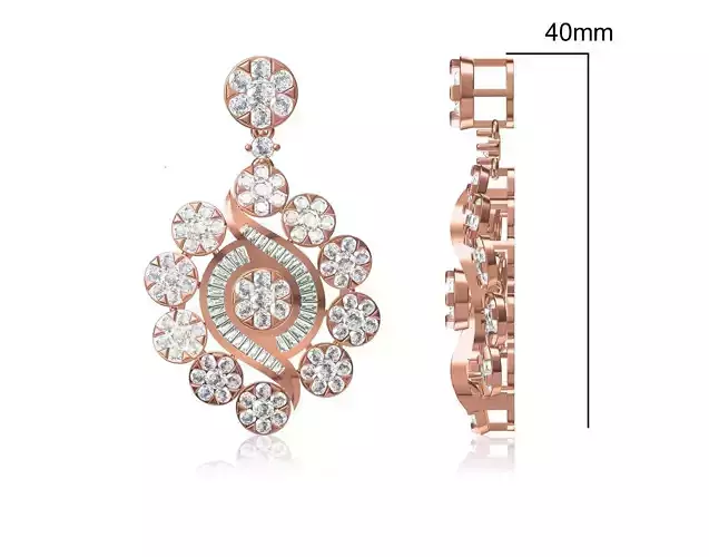 Women Heavy Unique Pendant STL FBX JCD Details