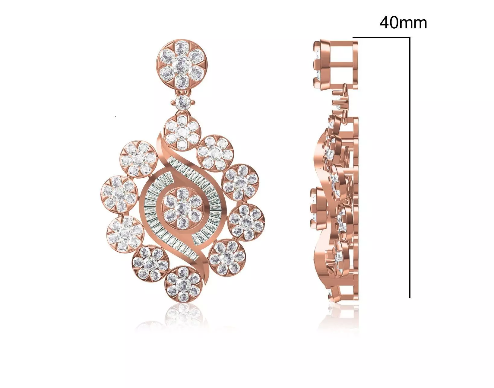 Women Heavy Unique Pendant STL FBX JCD Details 3D print model