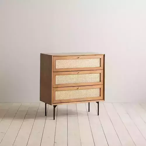 Laura Ratan wooden chest of drawers