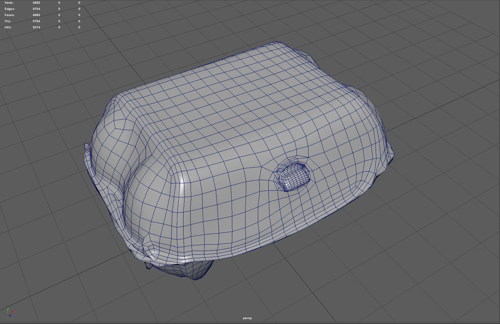 Egg Box Low-poly 3D model_10