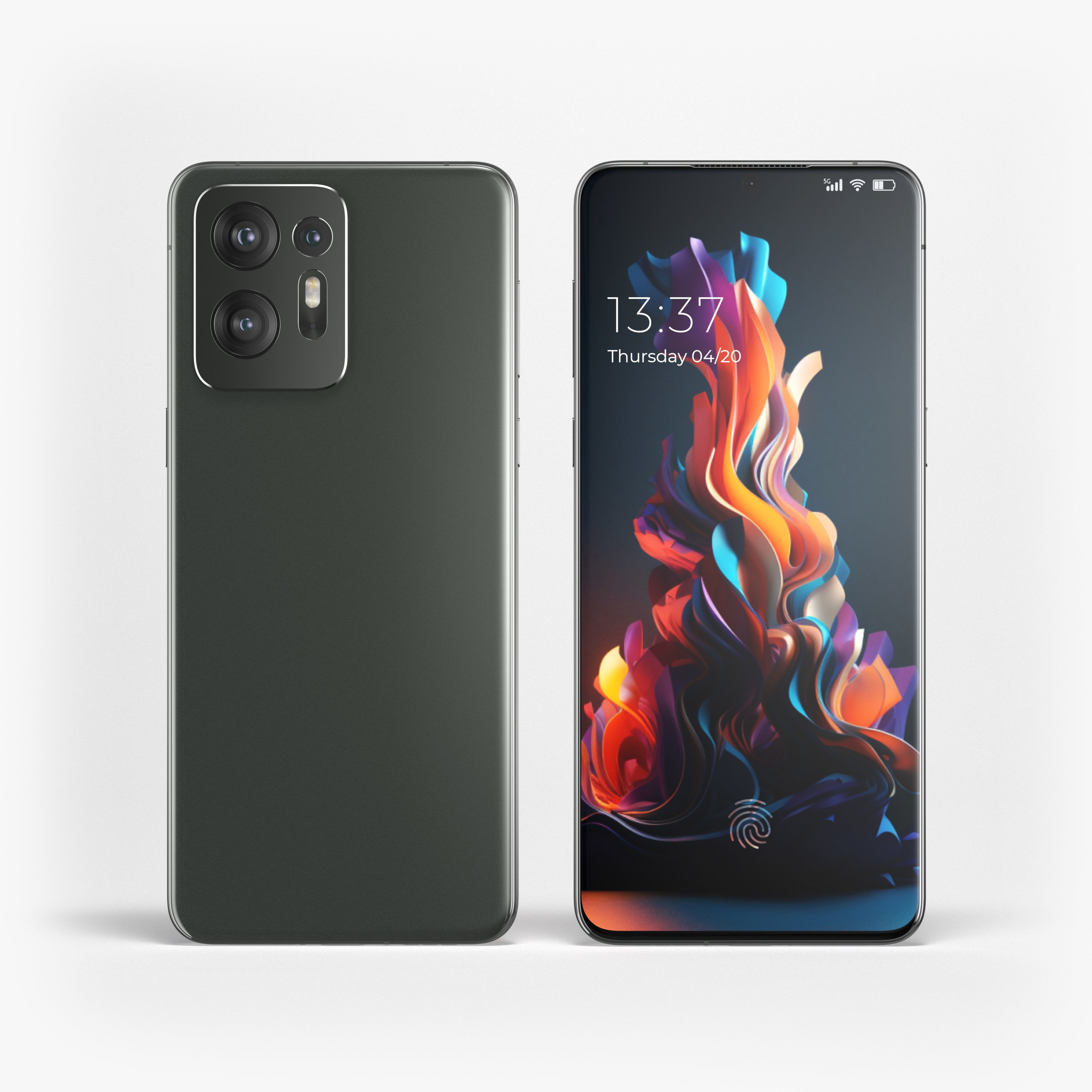 Generic Smartphone 2022 3D model_1