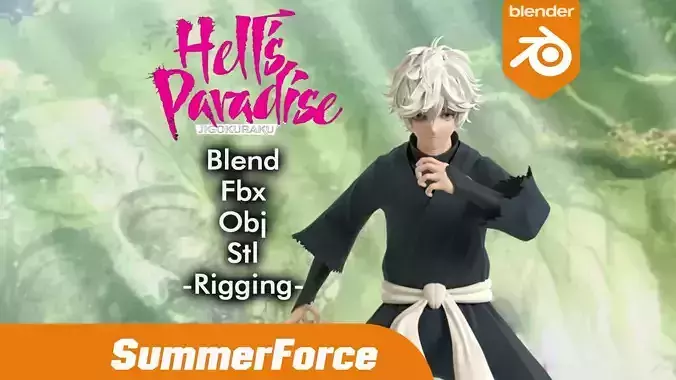 Gabimaru - Hells Paradise 3D model