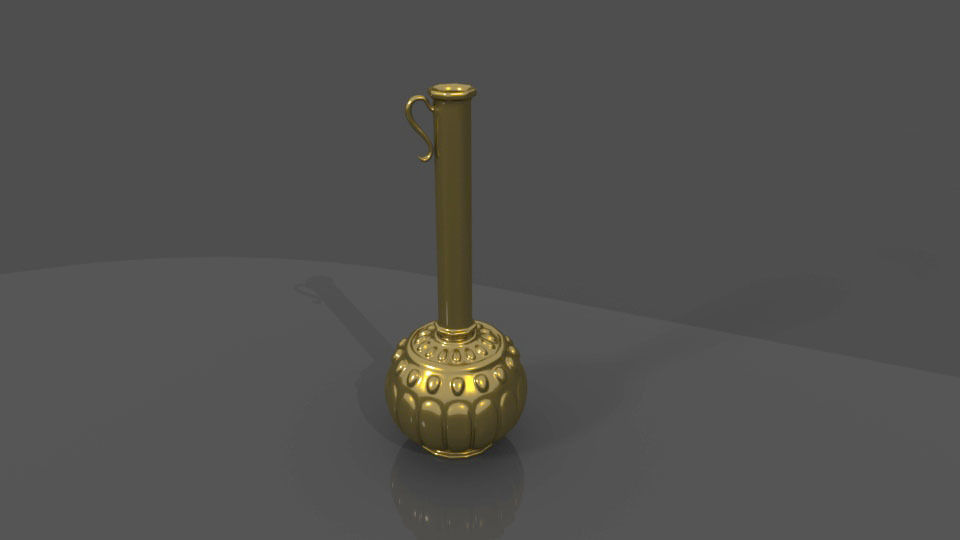 Ancient cups Low-poly 3D model_4