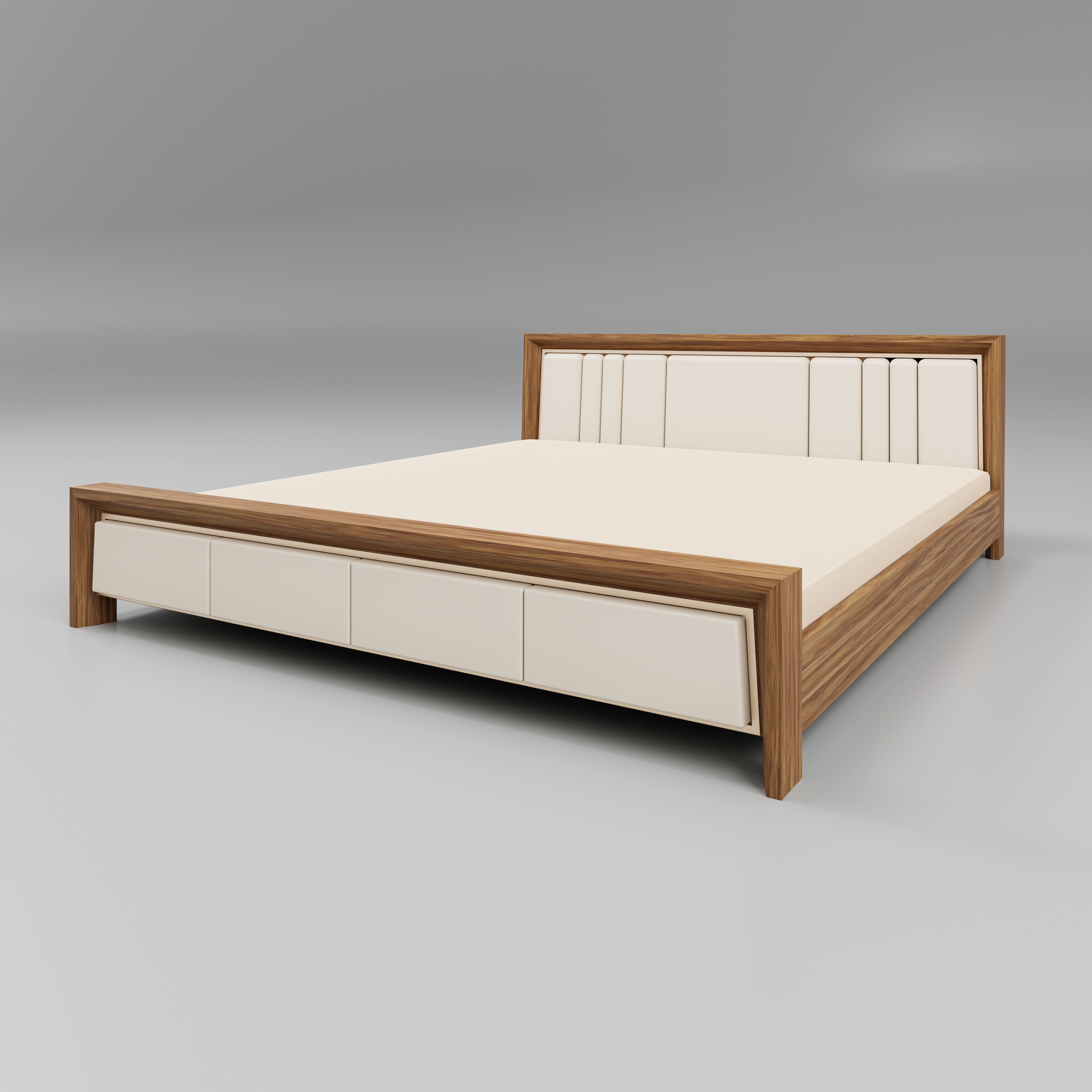 Semi Classical Bed  3D model_1