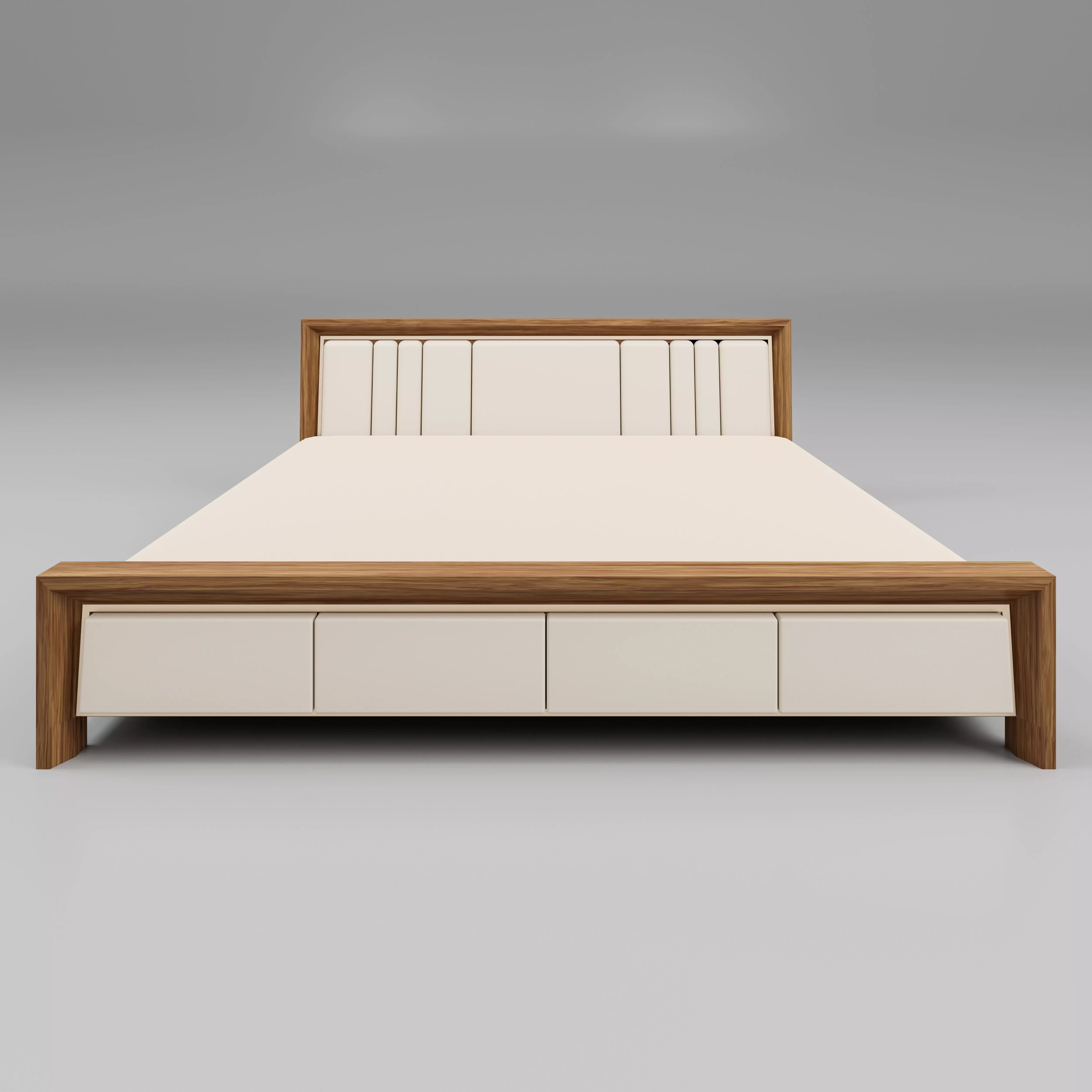 Semi Classical Bed  3D model_0