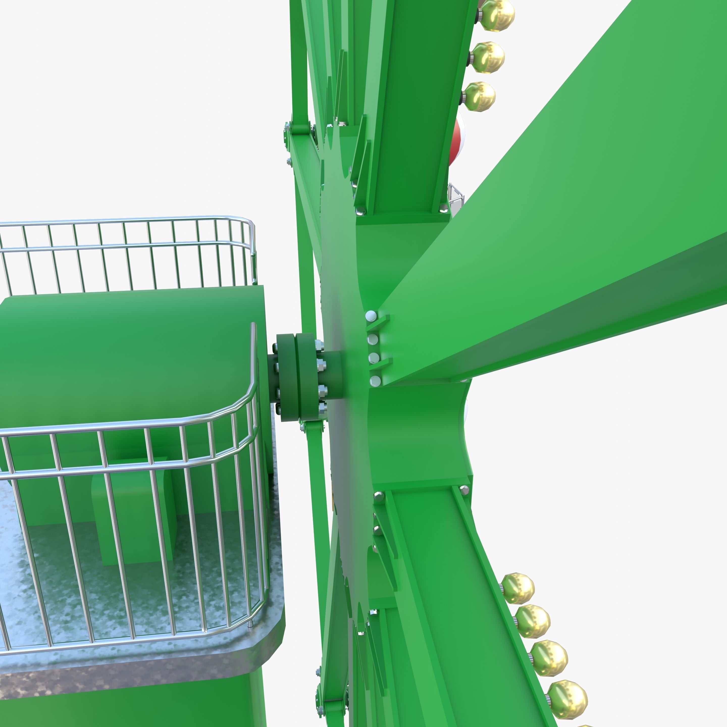 Ferris wheel v1 3D model_12