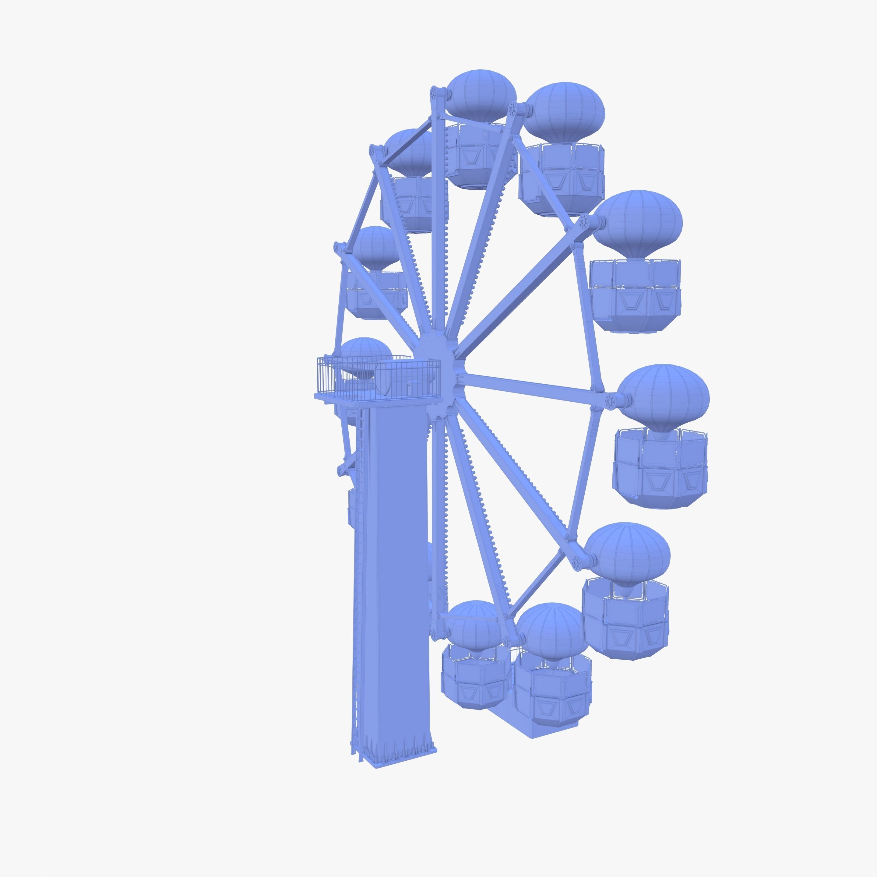 Ferris wheel v1 3D model_19