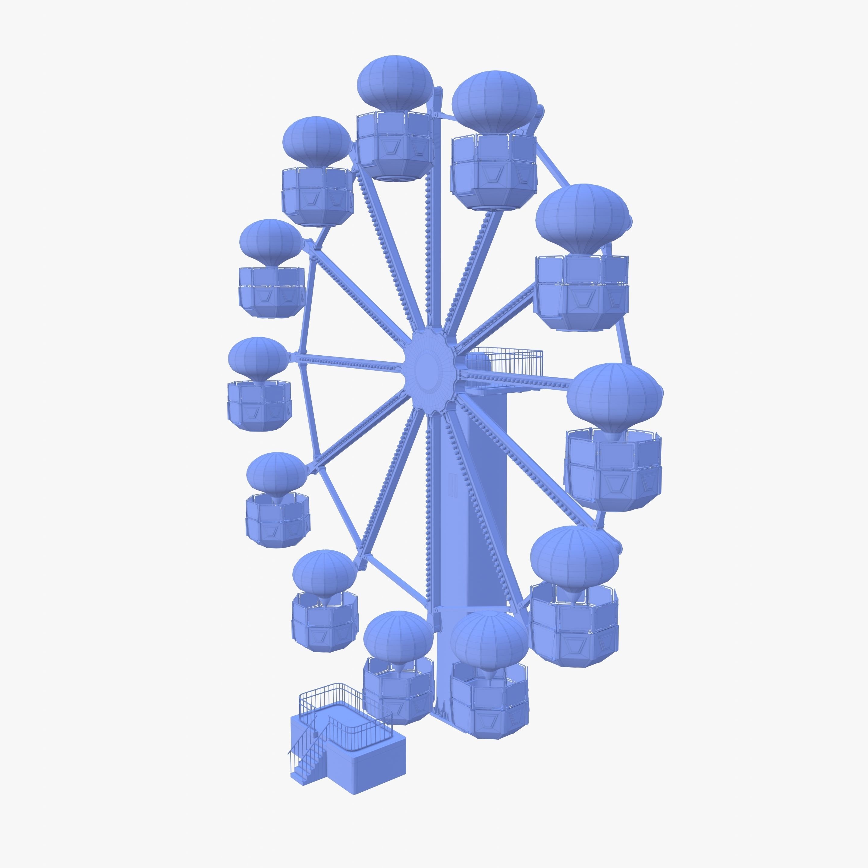 Ferris wheel v1 3D model_15