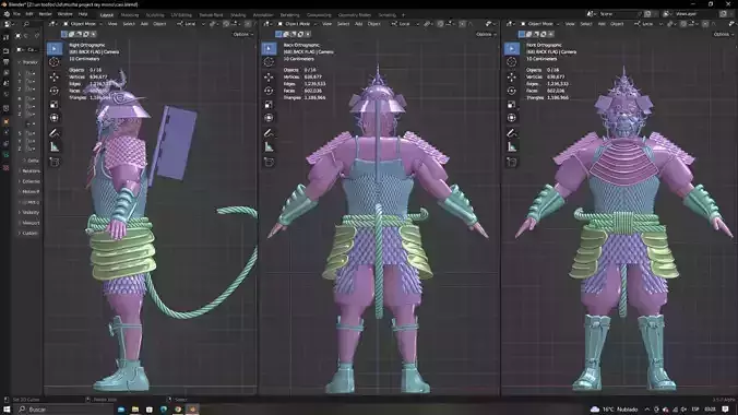 character samurai king var 3 