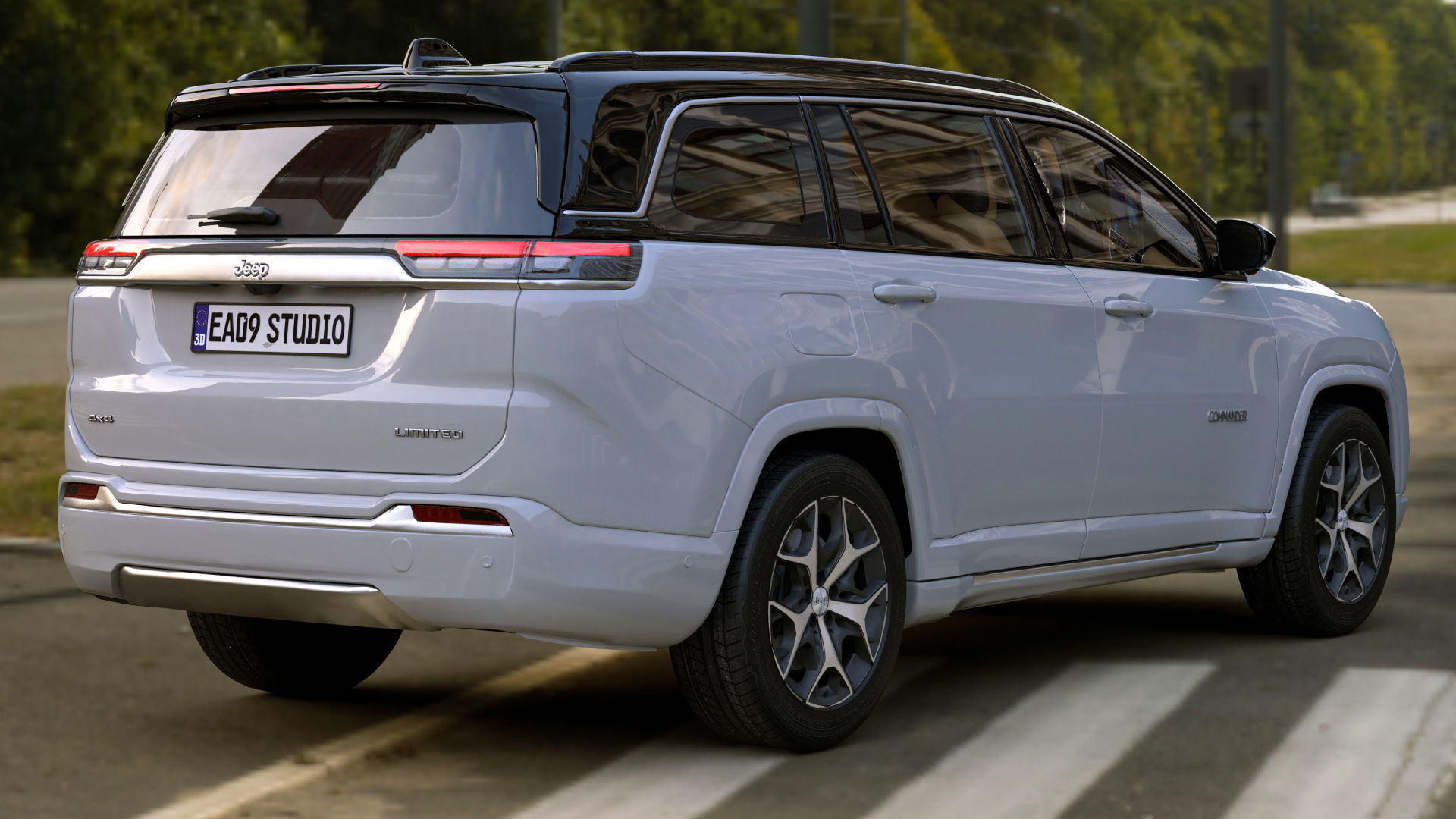 Jeep Commander 2022 3D model_1