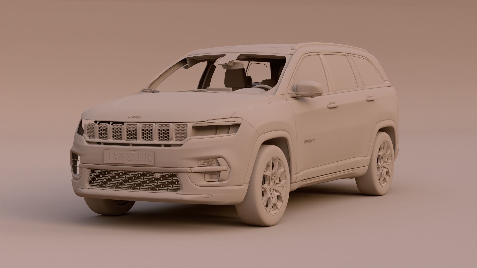 Jeep Commander 2022 3D model_8